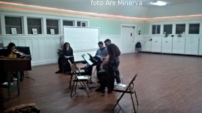 foto Ars Minerva: rehearsals at Marines' Memorial Theatre di San Francisco