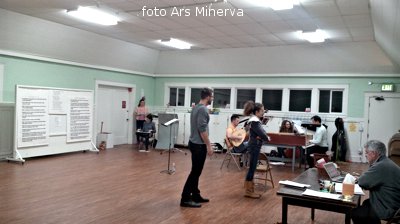 foto Ars Minerva: rehearsals at Marines' Memorial Theatre di San Francisco