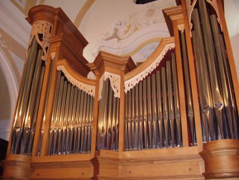 ORGANO A CANNE DELLA BASILICA MINORE DI SAN GIULIANO Francesco Zanin, Opus 934/2001, 21/II - Castrovillari